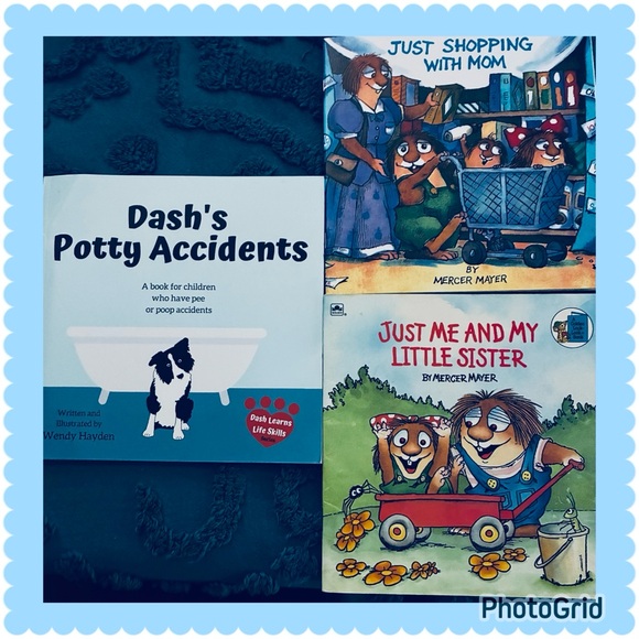 Set of 3 children’s books including Dash’s Potty Accidents and more. - Picture 1 of 1
